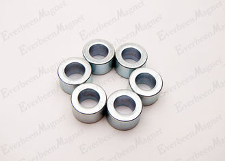 China N48 Neodymium Ring Magnets  Plating Zinc Diametrically Magnetized For Sensors supplier
