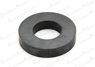 China Permanent  Ferrite Ring Magnet , Ferrite Round Magnet Fe2O3 And BaO Or SrO supplier