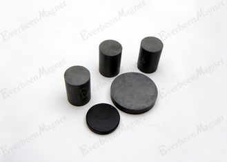 China Round Small Ceramic Magnets  For Sensors / Buttons / Crafts , Axial Magnetized Ceramic Disc Magnets supplier