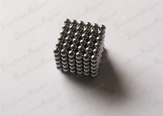 China N38 Dia 5mm Small Ball Magnets , Spherical Neodymium Magnets Plating Ni For Jewelry supplier