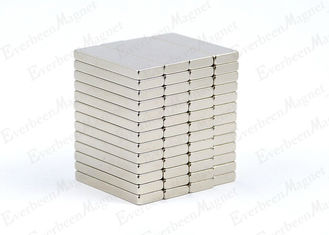 China Large Rectangular N42 Neodymium Magnet , Coated NiCuNi Heavy Duty Magnets For Servo Motors supplier