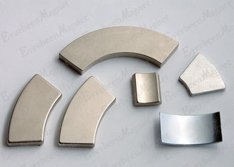 China Sintered NdFeB Neodymium Segment Magnets High Powerful 30SH To 42SH For Motors supplier