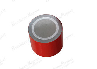 China Alinico 5 / Pot Magnetic Assembly Deep Red Dimension 17.5 X 16mm High Residual Induction supplier
