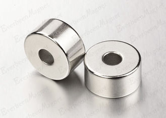 China Industrial Circular Magnets With Holes Coated NiCuNi , Strong Circular Magnets supplier