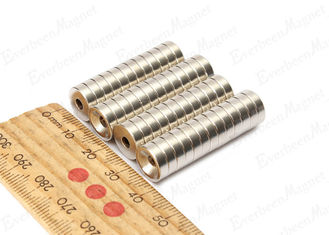 China Super Strong Countersunk Neodymium Magnets OD 3 / 4 * 1 / 8 Inch 80 Celsius Degree supplier