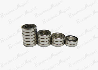 China Anti - Rust  N45 Small Ring Magnets , Tiny Round Magnets 18 Od X 10 Id X 4 Mm Thickness supplier