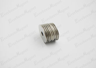 China Encoder Sensors Neodymium Ring Magnets N40 Axially Magnetization Anti - Demagnetization supplier