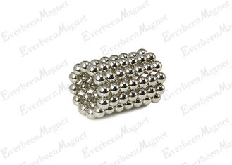 China customized Nickel Plated Neodymium Ball Magnets 3 / 8 &quot; diameter  Axially Magnetized supplier