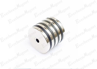China Nickel Plated Neodymium Ring Magnets 1 &quot; Od X 3 / 16 &quot; Id X 1 / 8 &quot; Thickness High Energy supplier