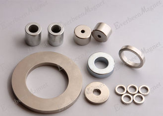 China High Remanence Ring Neodymium Rare Earth Magnets 7.4 g / cm3 For Speakers Sensors supplier