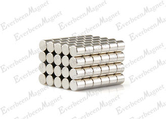 China Circle Magnet Dia 4 * 4 mm NdFeB Magnets Coated NiCuNi For Magnetic Clamp supplier