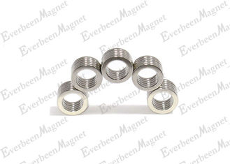 China Strong Rare Earth Magnet OD20 MM Nickel Plated Diametrically Magnetized For Sensors supplier