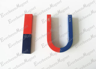 China Permanent Cast Alnico 5 Educational Magnet Bar U shape With Eco-Friendly Painting supplier
