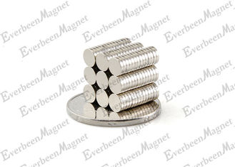 China Rare earth Disc / Round Ndfeb Magnet D12x3mm Nickel Plated for Motors supplier