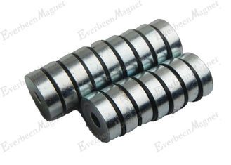 China N38H Custom Neodymium Magnets Powerful Magnetic Pot With Countersink For Sensor supplier