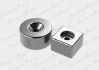 China N38 Round / Square Countersunk Neodymium Magnets Nickel Plating For Cabinet Closures factory