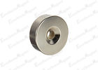 China N45 Circle / Round Magnets With Holes In The Middle , Screw On Magnets 80 Celsius Degree factory