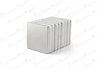 China High energy Neodymium Block Magnets 1 1 / 2 &quot; x 1 1 / 2 &quot; x 1 / 8 &quot; thickness Ni Coating factory