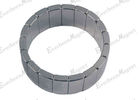 China High Energy Large Arc Magnets , Neodymium Arc Segment Magnets Silver / Gold / Black factory