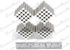 China Super Strong Sensor NdFeB Permanent Magnets 4 * 2 mm Disc NdFeB Magnet Silver Color factory