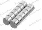 China Strong Disc Permanent Neodymium Magnets Dia 27*5mm Thickness Nickel coating factory