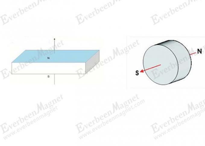 Block Ceramic Magnets 150 * 100 * 25.4 mm Thickness  For Magnetic Separator