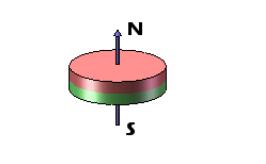 N45 Circle / Round Magnets With Holes In The Middle , Screw On Magnets 80 Celsius Degree