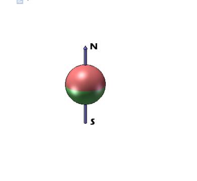 customized Nickel Plated Neodymium Ball Magnets 3 / 8 " diameter  Axially Magnetized