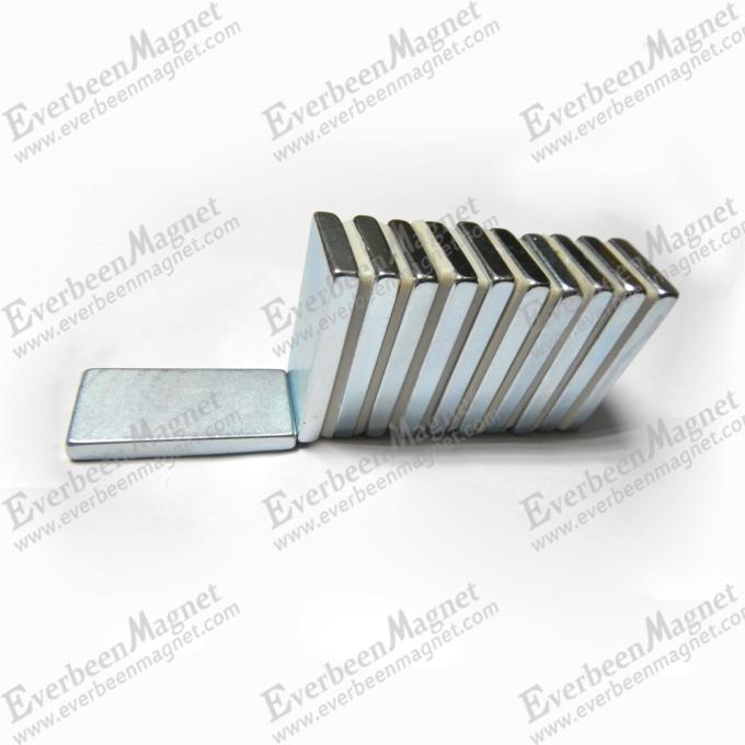 Automotive Motors Big Neodymium Magnets 40 * 20 * 5mm , Block Heavy Duty Magnets