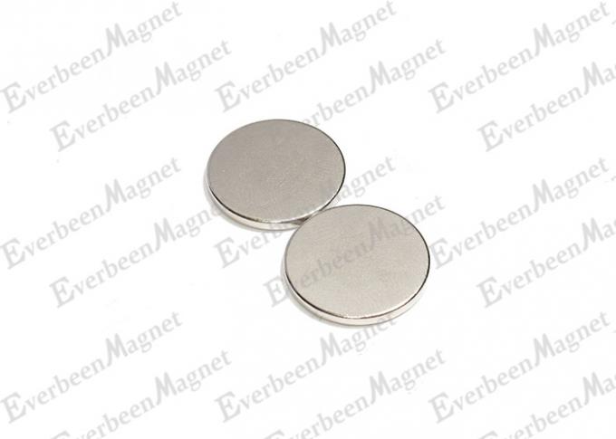 Diameter 1 inch Super Strong Round Neodymium Magnets NiCuNi coated for Electronic Products