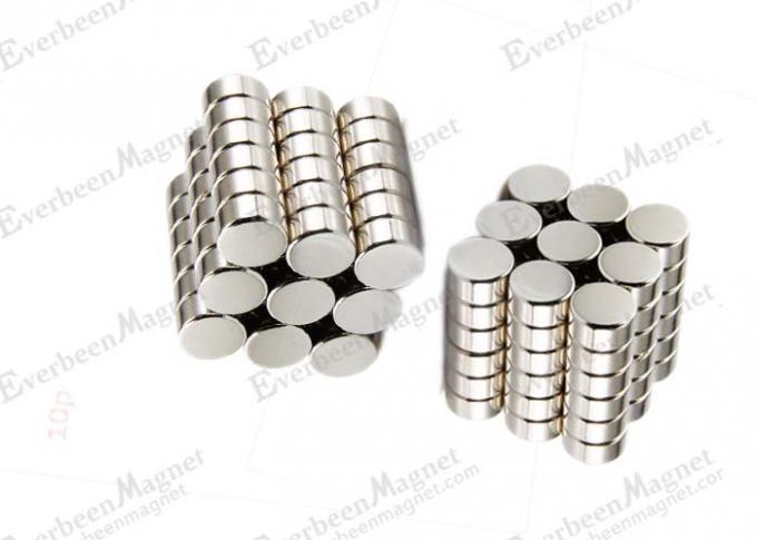Strong Disc NdFeB Permanent Magnets D10*5mm Thickness Nickel coating