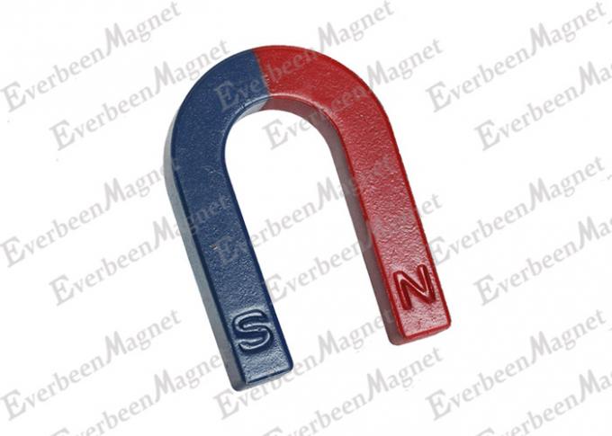 Alnico Bar Magnet 180 mm Length Painted Red and Blue Color for Education science
