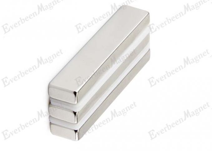 Magnetic Separators Neodymium Bar Magnets N52 Grade , Ni Coated Big Neodymium Magnets