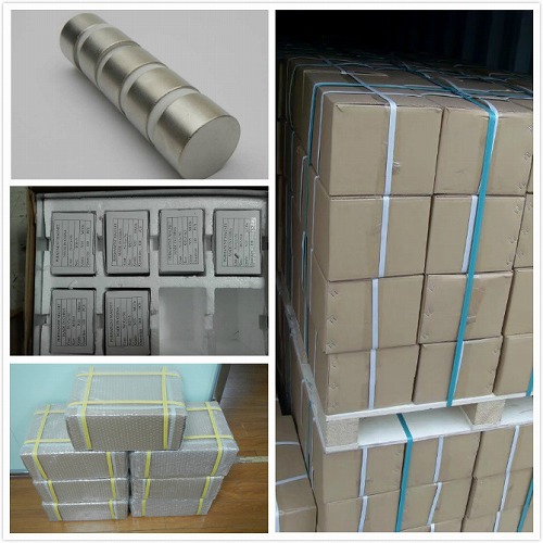 N42 Block Permanent Neodymium Magnets Nickel coatingi for winder generators Low Tolerance