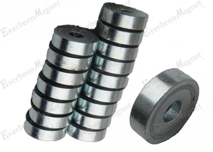 N38H Custom Neodymium Magnets Powerful Magnetic Pot With Countersink For Sensor