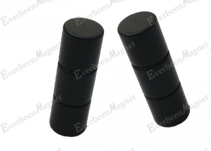 Black Permanent Neodymium Bar Magnets Strong Power Disc 1/4*1/4‘’