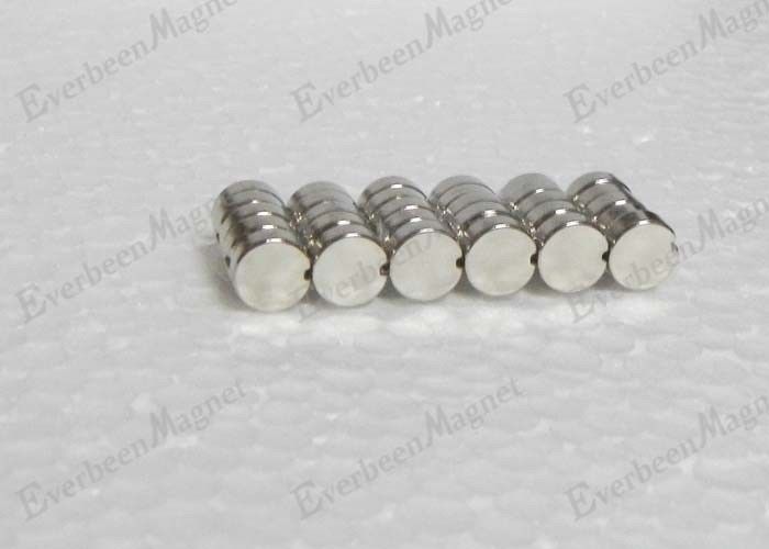 N42sh Neodymium Rare Earth Magnets Disc6x2 5mm High Temp Nickel Coating For Encoder