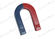 LNG40 Educational u shaped magnet , Red Blue strong horseshoe magnet for Teaching Science supplier