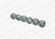 N38 Neodymium Circular Magnets with hole , Zinc Plated NdFeB Neodymium Ring Magnets supplier