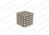 China 7 / 16 &quot; Diameter Magnetic Cube Balls Chrome Plated , Bucky Ball Cube Axially Magnetized exporter