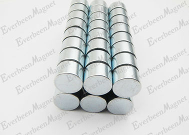 China Strong Neodymium Magnets Dia 15 mm * 10 mm Thickness Zinc Coated For Holders distributor