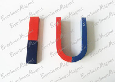 China Permanent Cast Alnico 5 Educational Magnet Bar U shape With Eco-Friendly Painting distributor